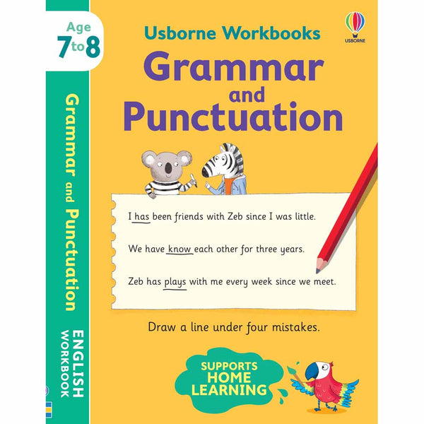 Usborne Workbooks Grammar and Punctuation (Age 7-8) Usborne