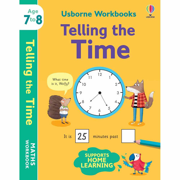 Usborne Workbooks Telling the Time (Age 7-8) Usborne