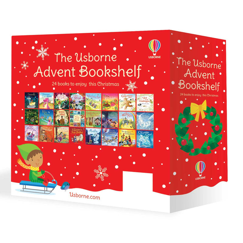 Usborne (正版) Advent Bookshelf Collection(24 Books) - 買書書 BuyBookBook