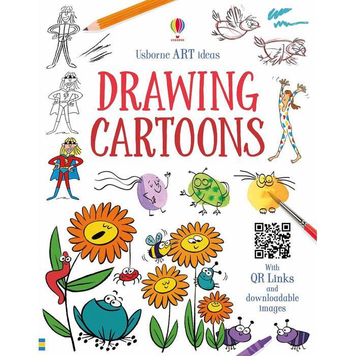 Usborne Art Ideas Drawing cartoons (QR Code) Usborne