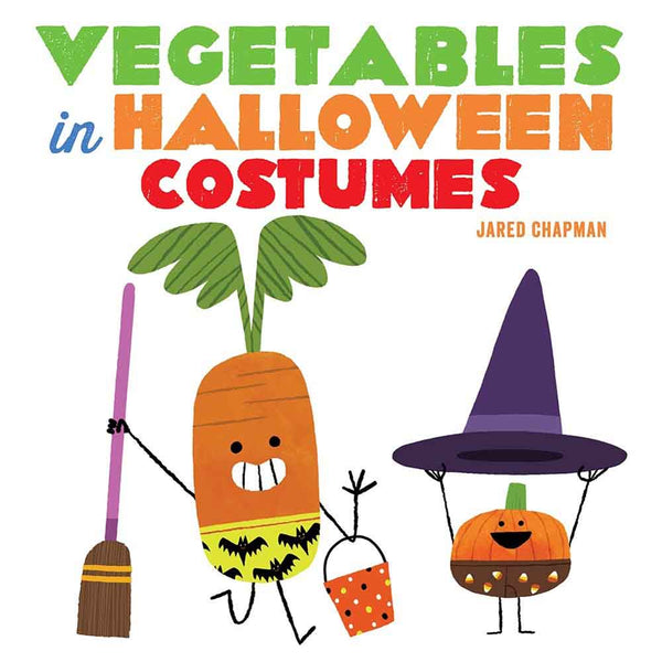 Vegetables in Halloween Costumes (Board Book) - 買書書 BuyBookBook
