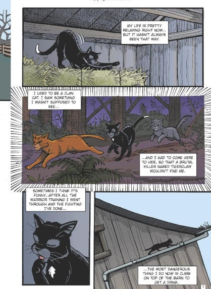 Warriors Manga- Ravenpaw's Path: 3 Full-Color Warriors Manga Books in 1 (Graphic Novel)(Erin Hunter)