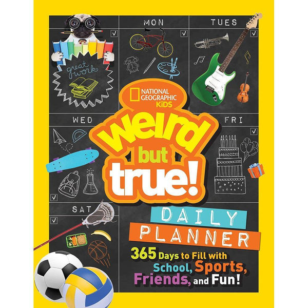 NGK: Weird But True Daily Planner (Hardback) National Geographic