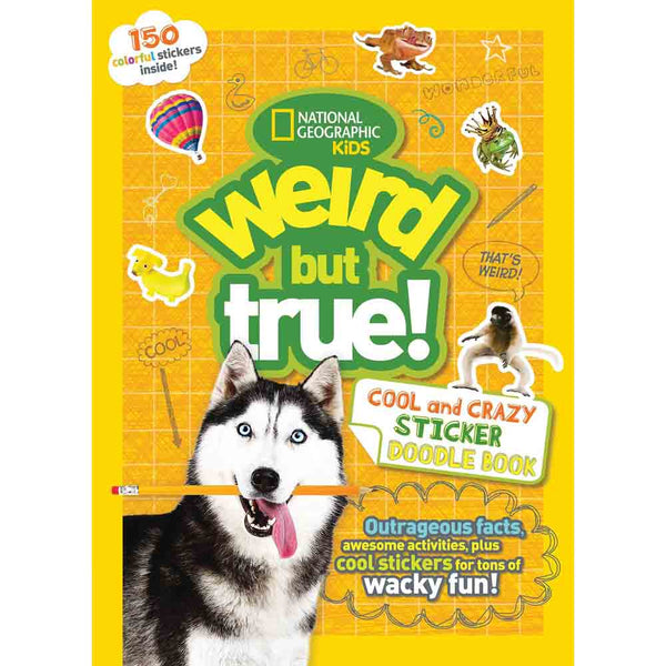 Weird But True Cool and Crazy Sticker Doodle Book - 買書書 BuyBookBook