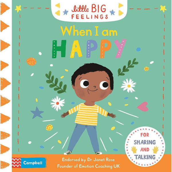 Little Big Feelings - When I am Happy (Board Book) Campbell