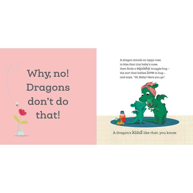 When a Dragon Meets a Baby (Paperback with QR code)(Nosy Crow)(Caryl Hart) Nosy Crow