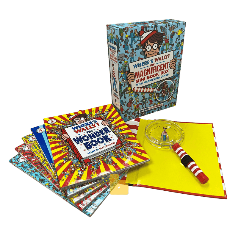 Where's Wally? The Magnificent Mini Book Box (Paperback)-Activity: 益智解謎 Puzzle & Quiz-買書書 BuyBookBook