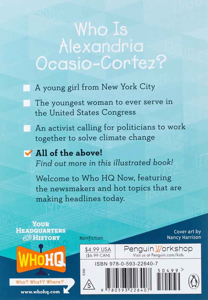 Who Is Alexandria Ocasio-Cortez? (Who | What | Where Series) - 買書書 BuyBookBook