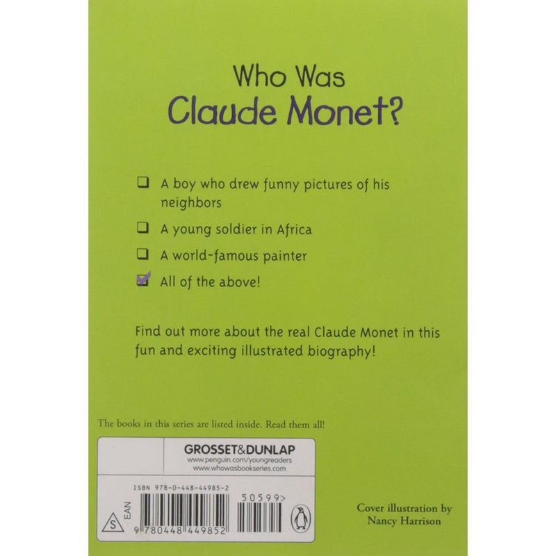 Who Was Claude Monet? (Who | What | Where Series) PRHUS