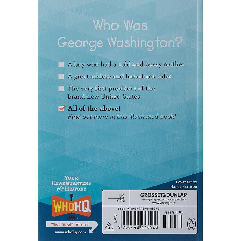 Who Was George Washington? (Who | What | Where Series) PRHUS