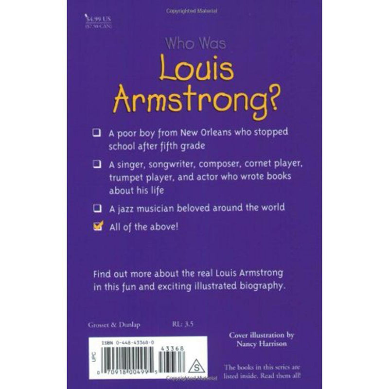 Who Was Louis Armstrong? (Who | What | Where Series) PRHUS