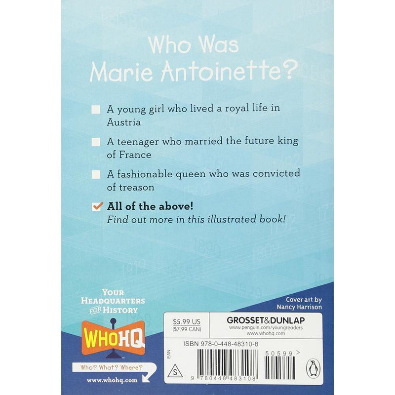 Who Was Marie Antoinette? (Who | What | Where Series) PRHUS