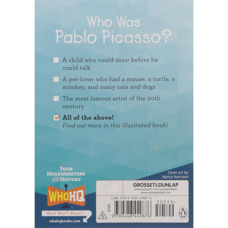 Who Was Pablo Picasso? (Who | What | Where Series) PRHUS