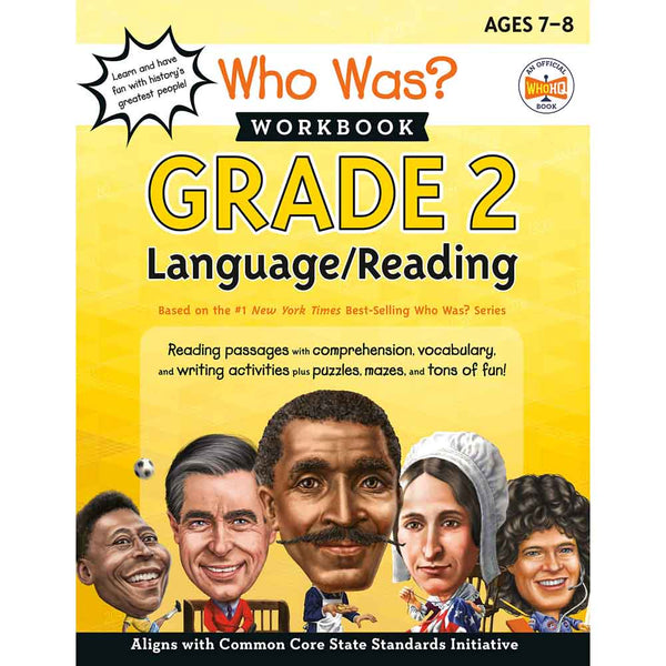 Who Was? Workbook - Grade 2 Language / Reading (Who | What | Where Series) - 買書書 BuyBookBook