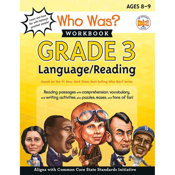 Who Was? Workbook - Grade 3 Language / Reading (Who | What | Where Series) - 買書書 BuyBookBook