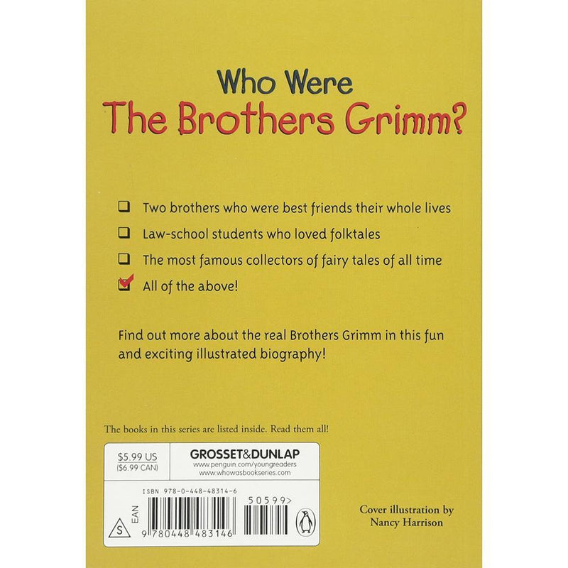 Who Were the Brothers Grimm? (Who | What | Where Series) PRHUS