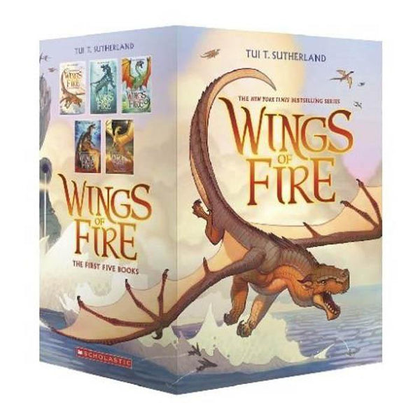 Wings of Fire #01-05 Collection (5 Books) (Tui T. Sutherland) Scholastic