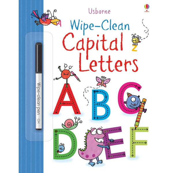 Wipe-Clean Capital Letters - 買書書 BuyBookBook