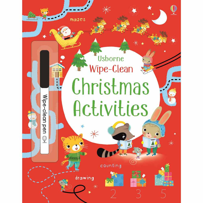 Wipe-Clean Christmas Activities Usborne