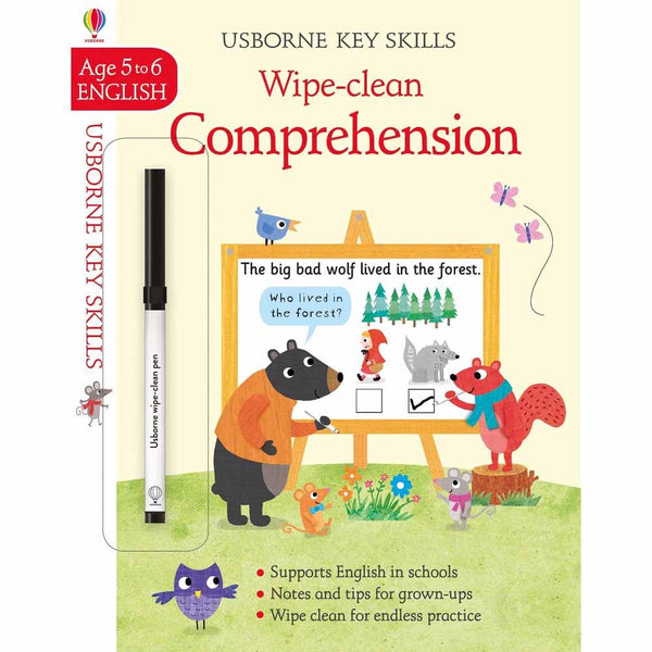 Wipe-Clean Comprehension (Age 5-6) Usborne