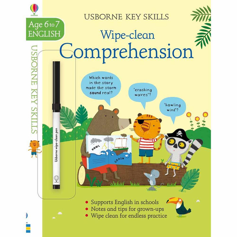 Wipe-Clean Comprehension (Age 6-7) Usborne
