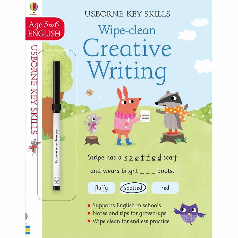 Wipe-Clean Creative Writing (Age 5-6) Usborne