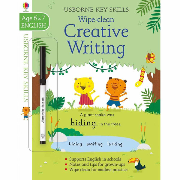 Wipe-Clean Creative Writing (Age 6-7) Usborne