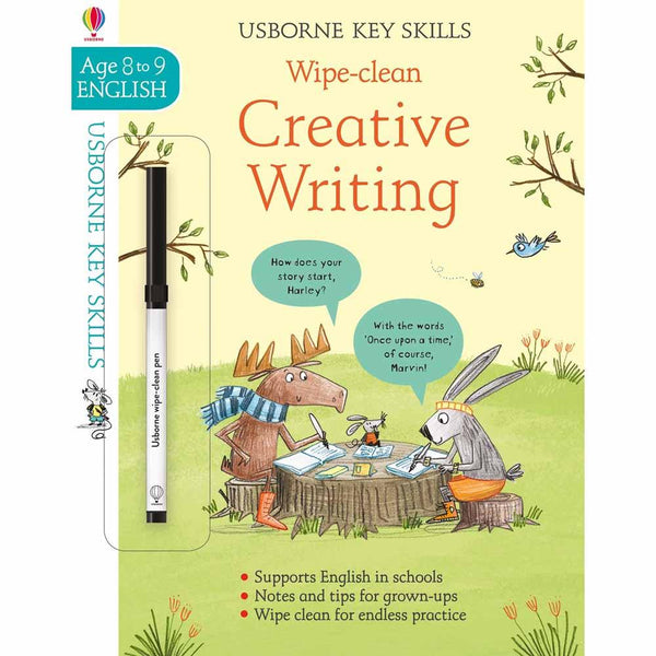 Wipe-Clean Creative Writing (Age 8-9) Usborne