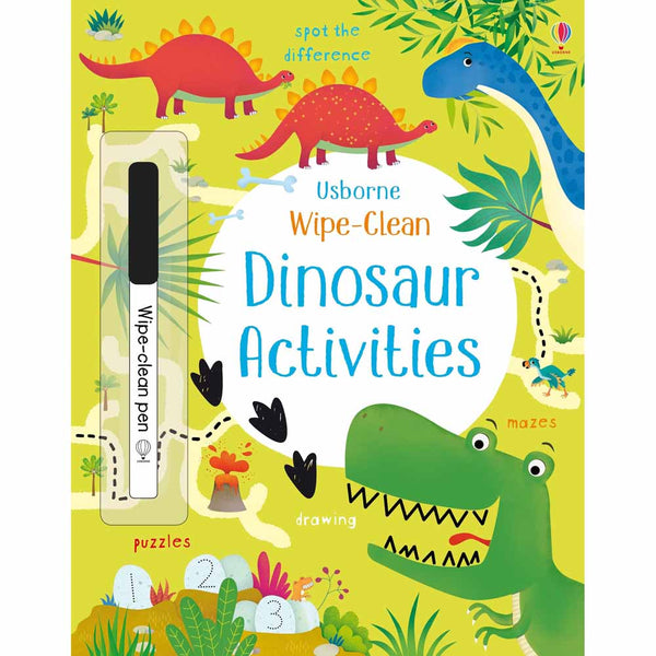 Wipe-Clean Dinosaur Activities Usborne