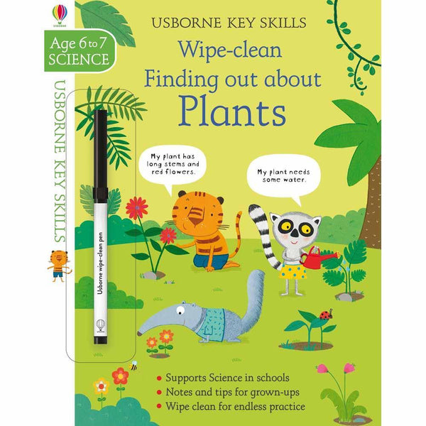 Wipe-Clean Finding out about Plants (Age 6-7) Usborne