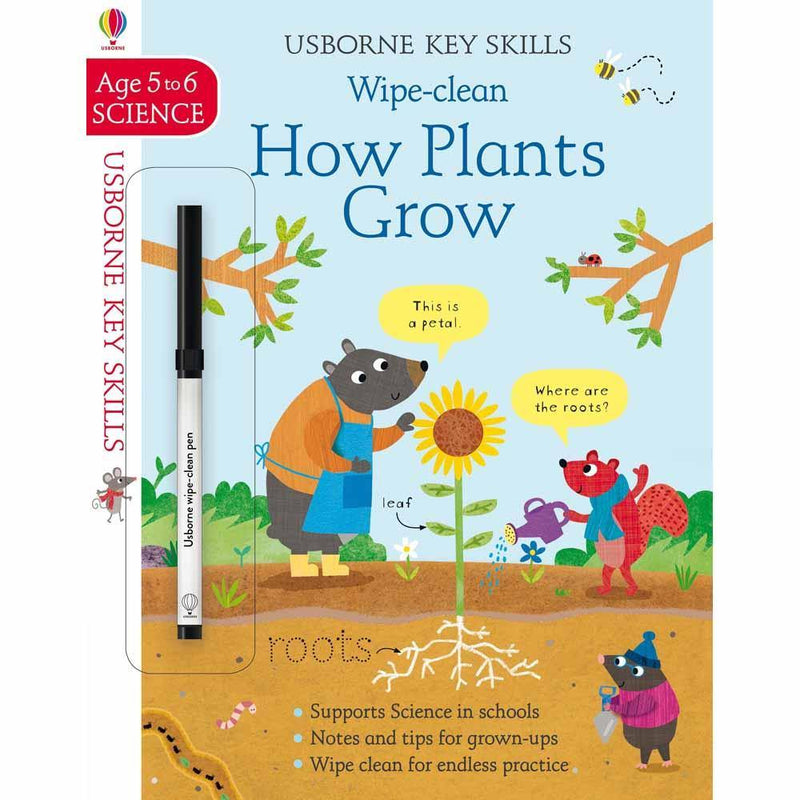 Wipe-Clean How Plants Grow (Age 5-6) Usborne