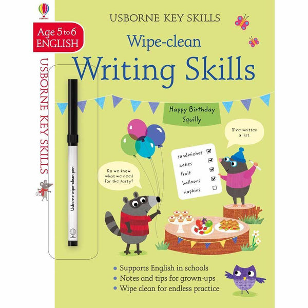 Wipe-Clean Writing Skills (Age 5-6) Usborne