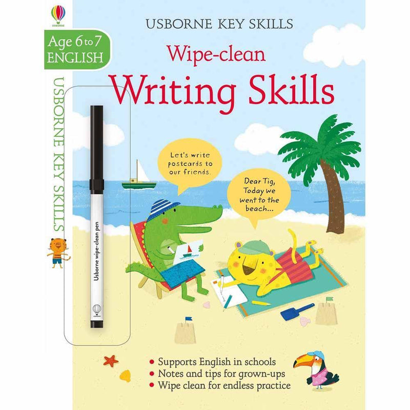 Wipe-Clean Writing Skills (Age 6-7) Usborne