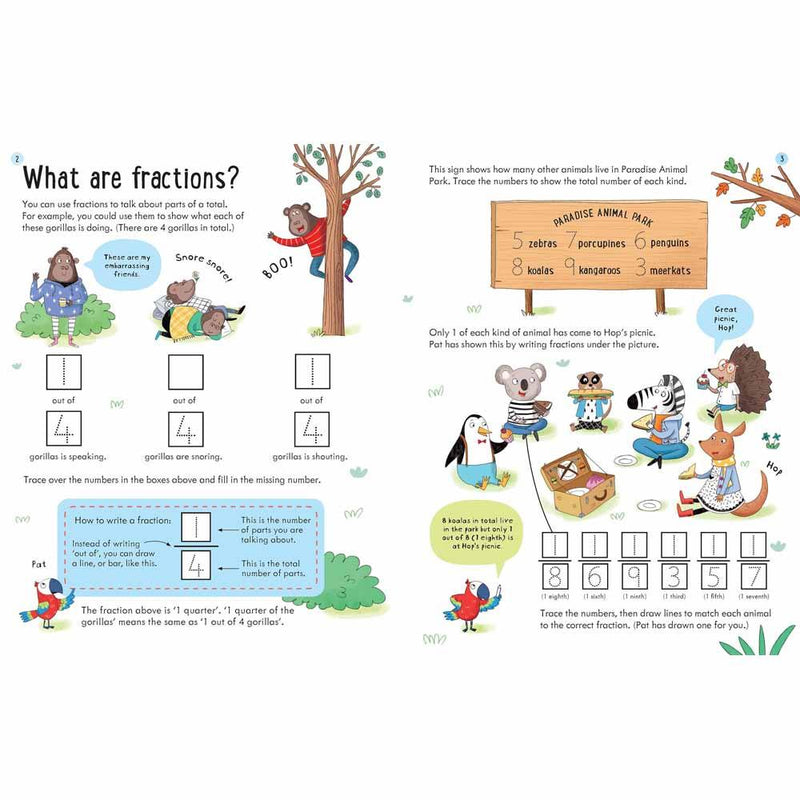 Wipe-clean Fractions (Age 7-8) Usborne