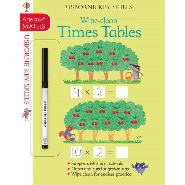 Wipe-clean Times Tables (Age 5-6) Usborne