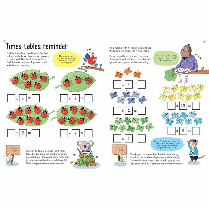 Wipe-clean Times Tables (Age 7-8) Usborne