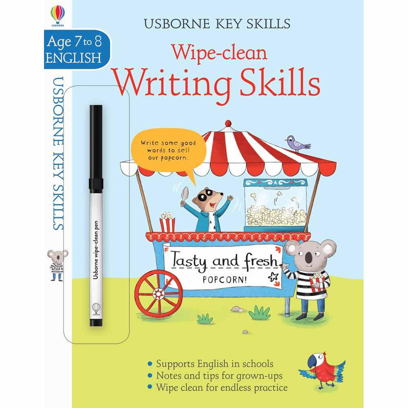 Wipe-clean Writing Skills (Age 7-8) Usborne
