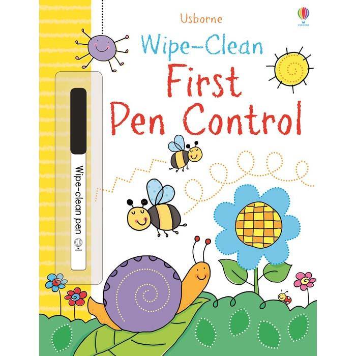 Usborne Wipe-clean first pen control Usborne