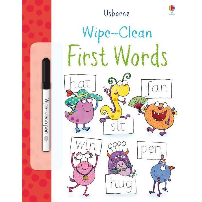 Usborne Wipe-clean first words Usborne