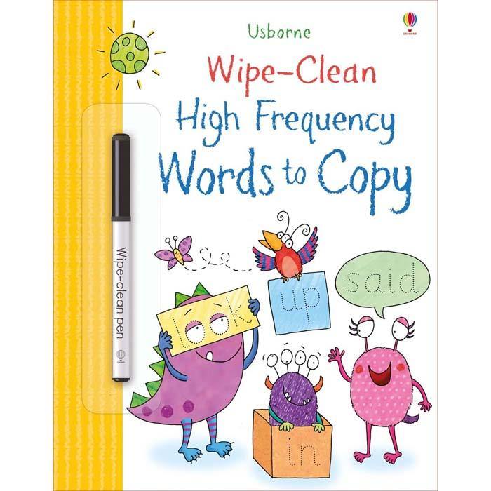 Usborne Wipe-clean high-frequency words to copy Usborne