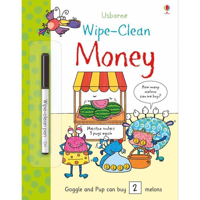 Usborne Wipe-clean money Usborne