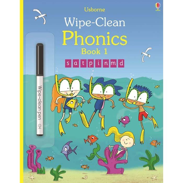 Usborne Wipe-clean phonics book 1 Usborne