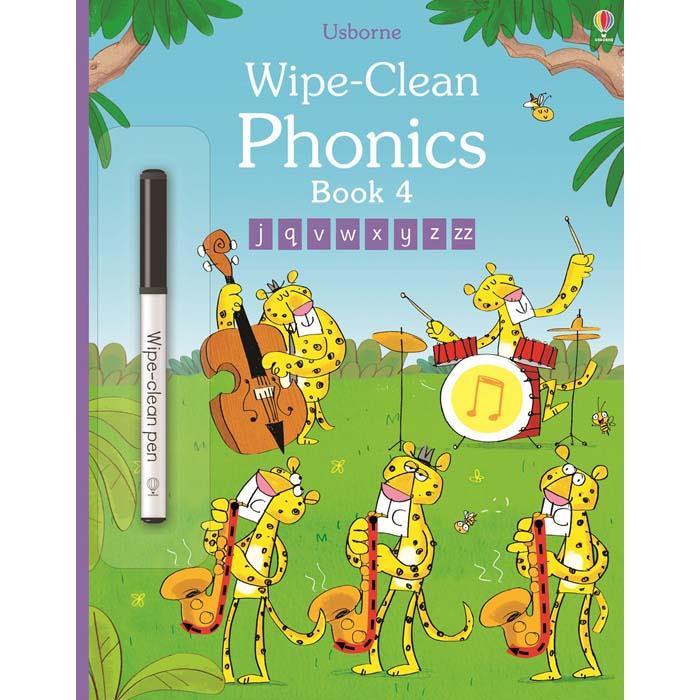 Usborne Wipe-clean phonics book 4 Usborne