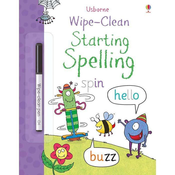 Usborne Wipe-clean starting spelling Usborne