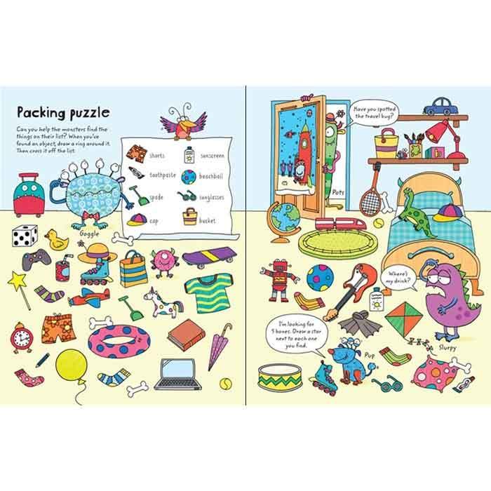 Usborne Wipe-clean travel puzzles Usborne
