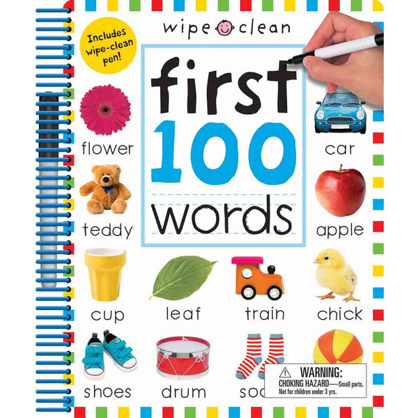 Wipe Clean - First 100 Words - 買書書 BuyBookBook