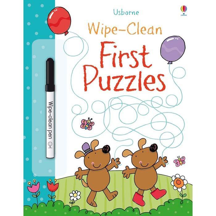 Usborne Wipe-clean First Puzzles Usborne
