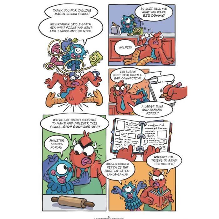 Wolfie Monster and the Big Bad Pizza Battle Scholastic