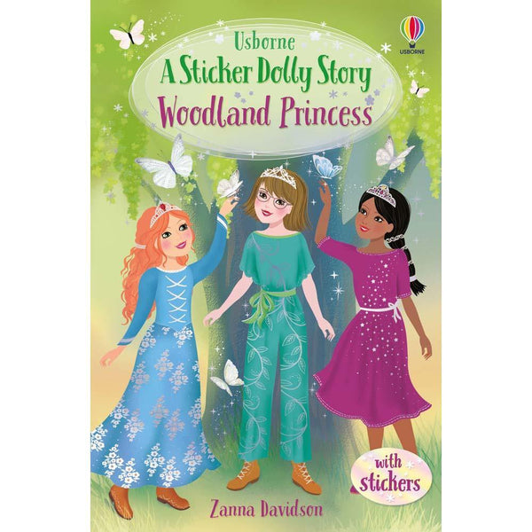 Sticker Dolly Stories  #07 Woodland Princess (Zanna Davidson) Usborne