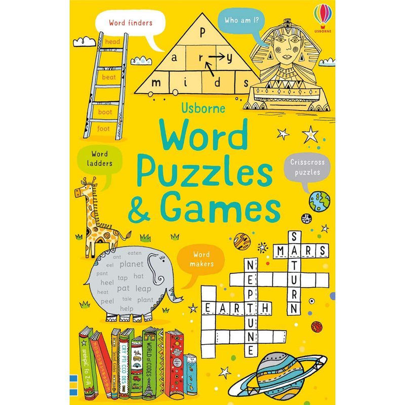 Word Puzzles and Games Usborne